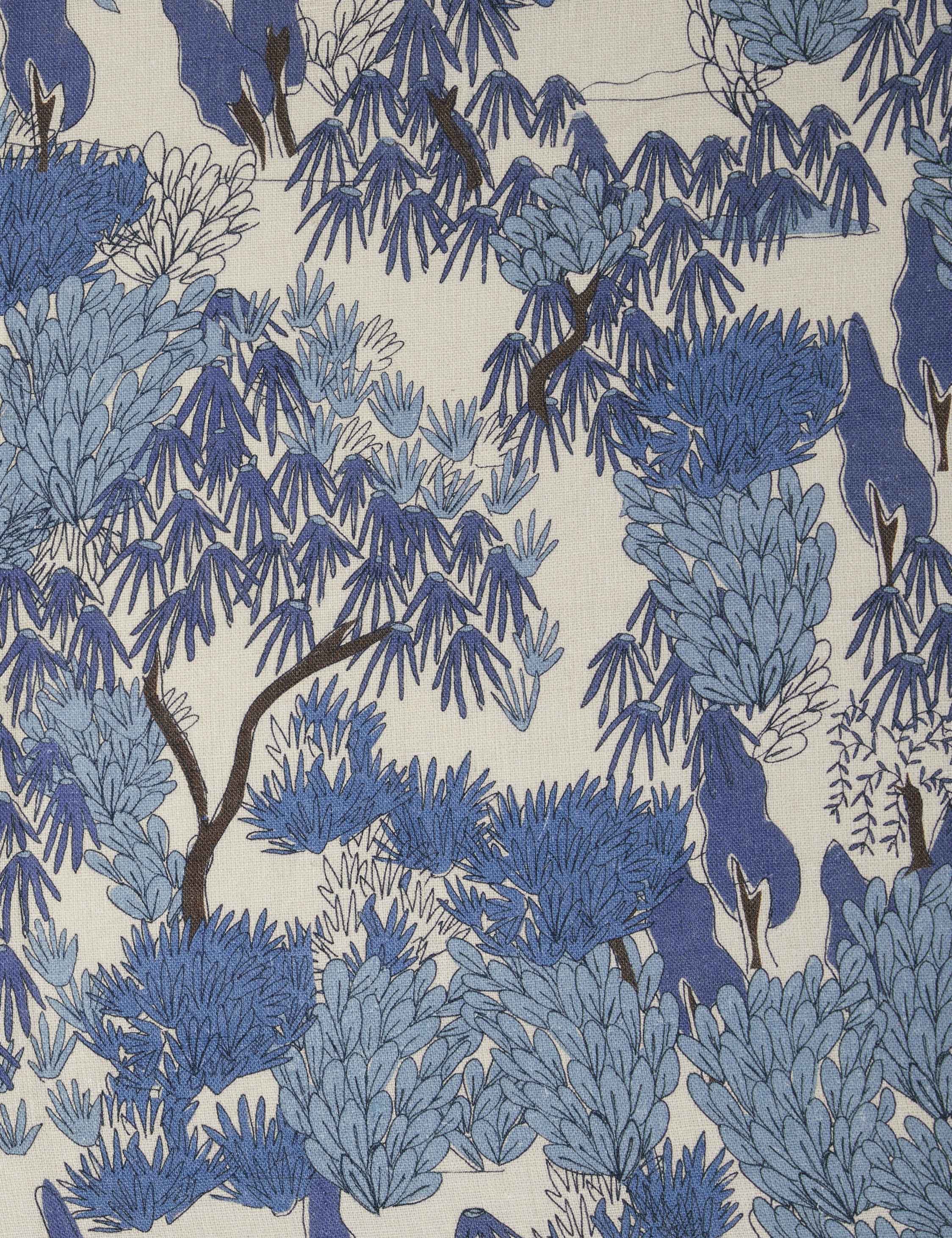 Lulu and Georgia Garden Walk Linen Fabric by Sarah Sherman Samuel - view 4