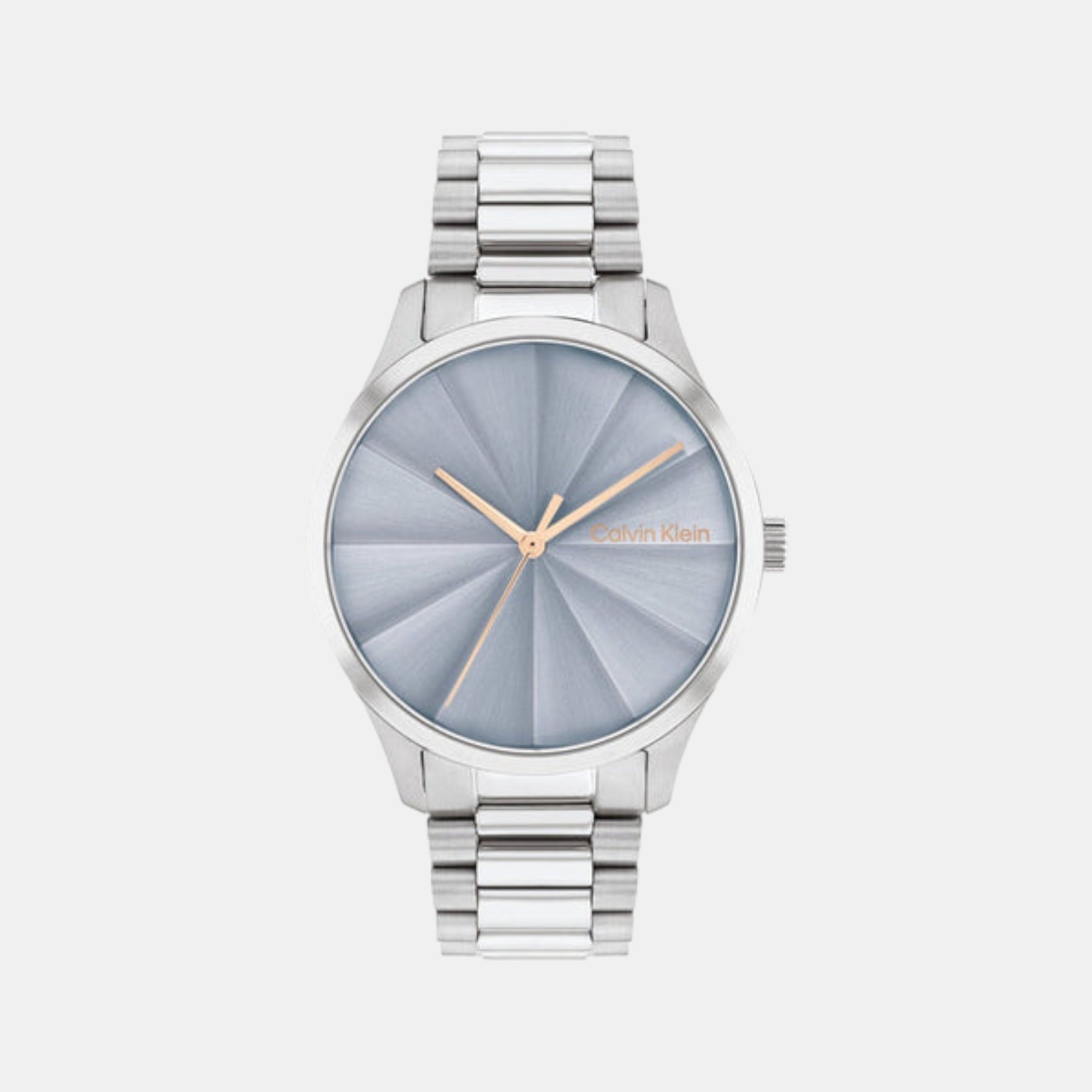 Calvin Klein Ck Burst Unisex Quartz Blue Dial Analog Stainless Steel Watch 25200230