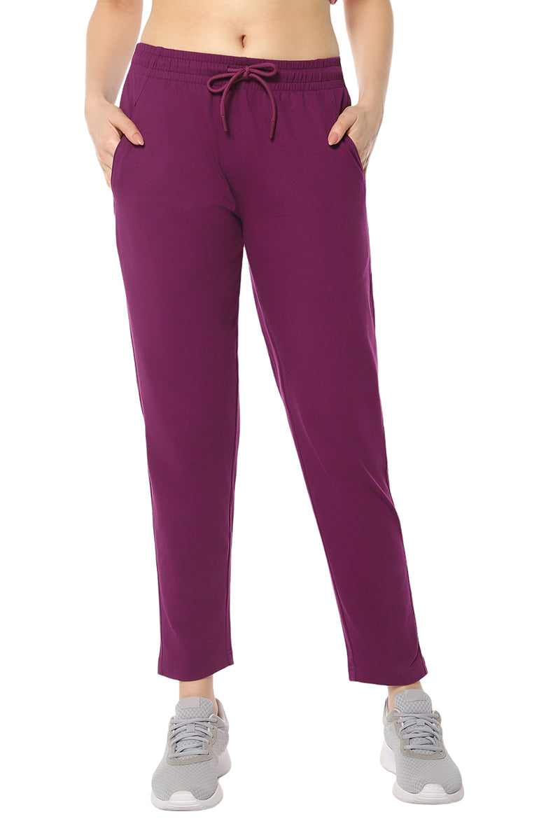 Amante Elements Track Pants - Magenta Purple