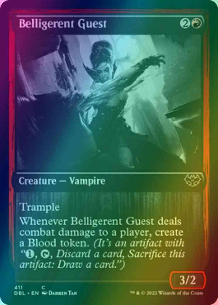 Belligerent guest 411 – Magic Belligerent Guest [411] [Innistrad: Double Feature] [Foil]