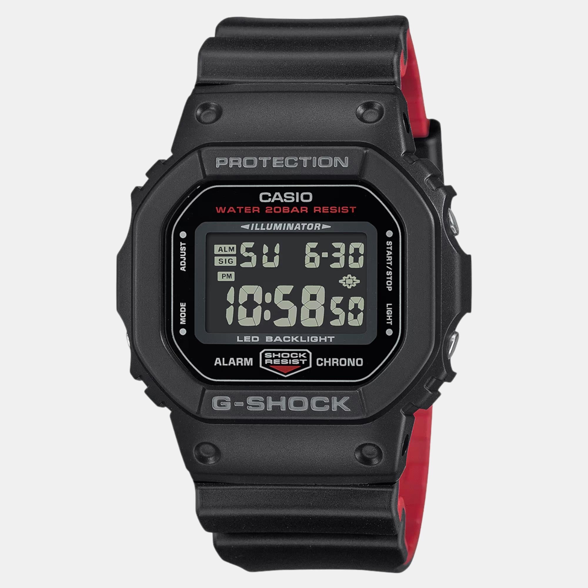 Casio G-Shock Men Quartz Black Dial Digital Resin Watch G1515
