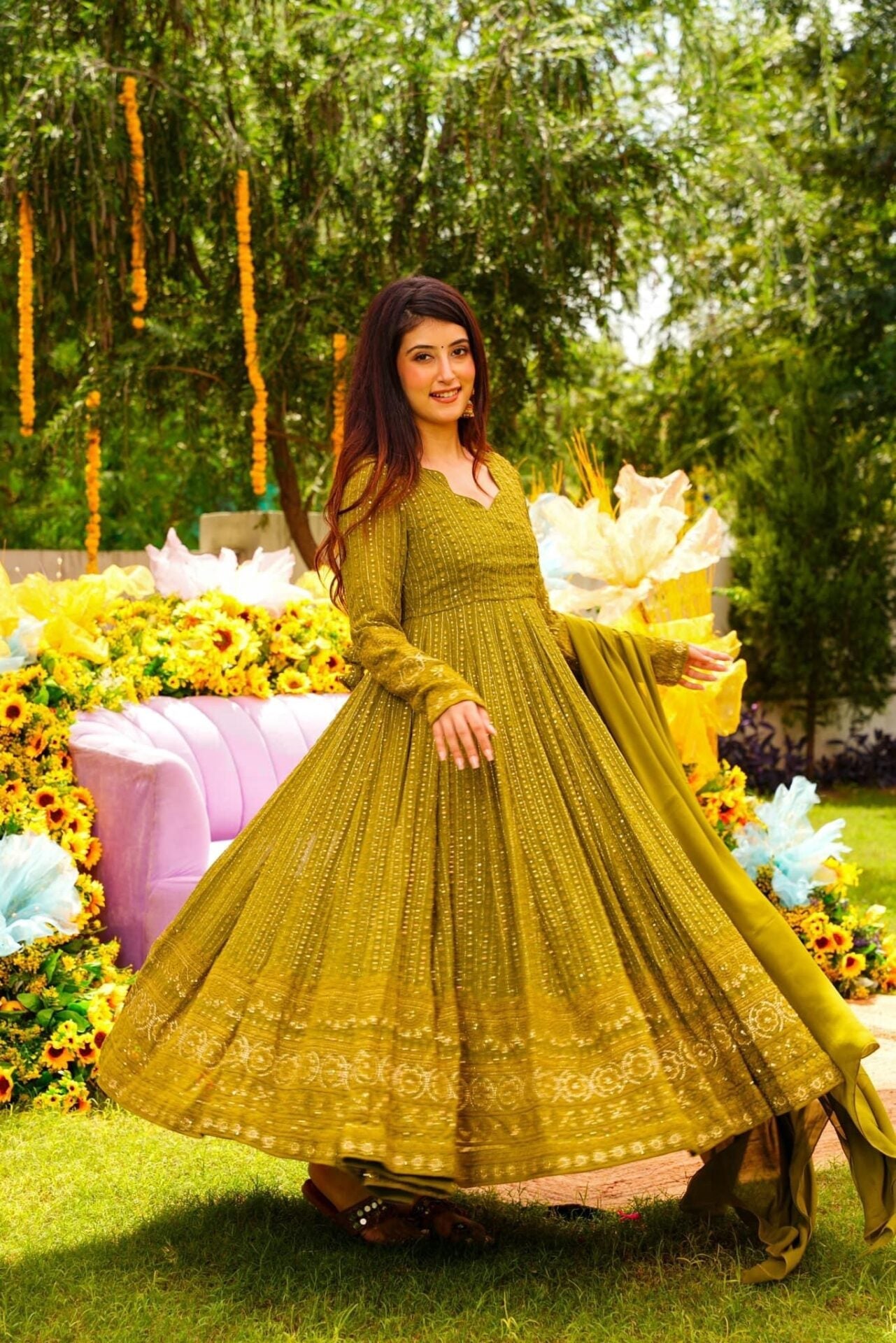 Idaho-o Rukhsar EMBROIDERED GEORGETTE SUIT SET