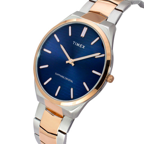 Timex Men Blue Round Dial Analog Watch 41mm TWEG25802 - view 2