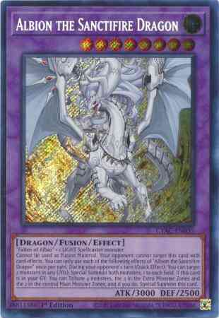 Yu-Gi-Oh! Albion the Sanctifire Dragon - CYAC-EN035 - Secret Rare - 1st Edition