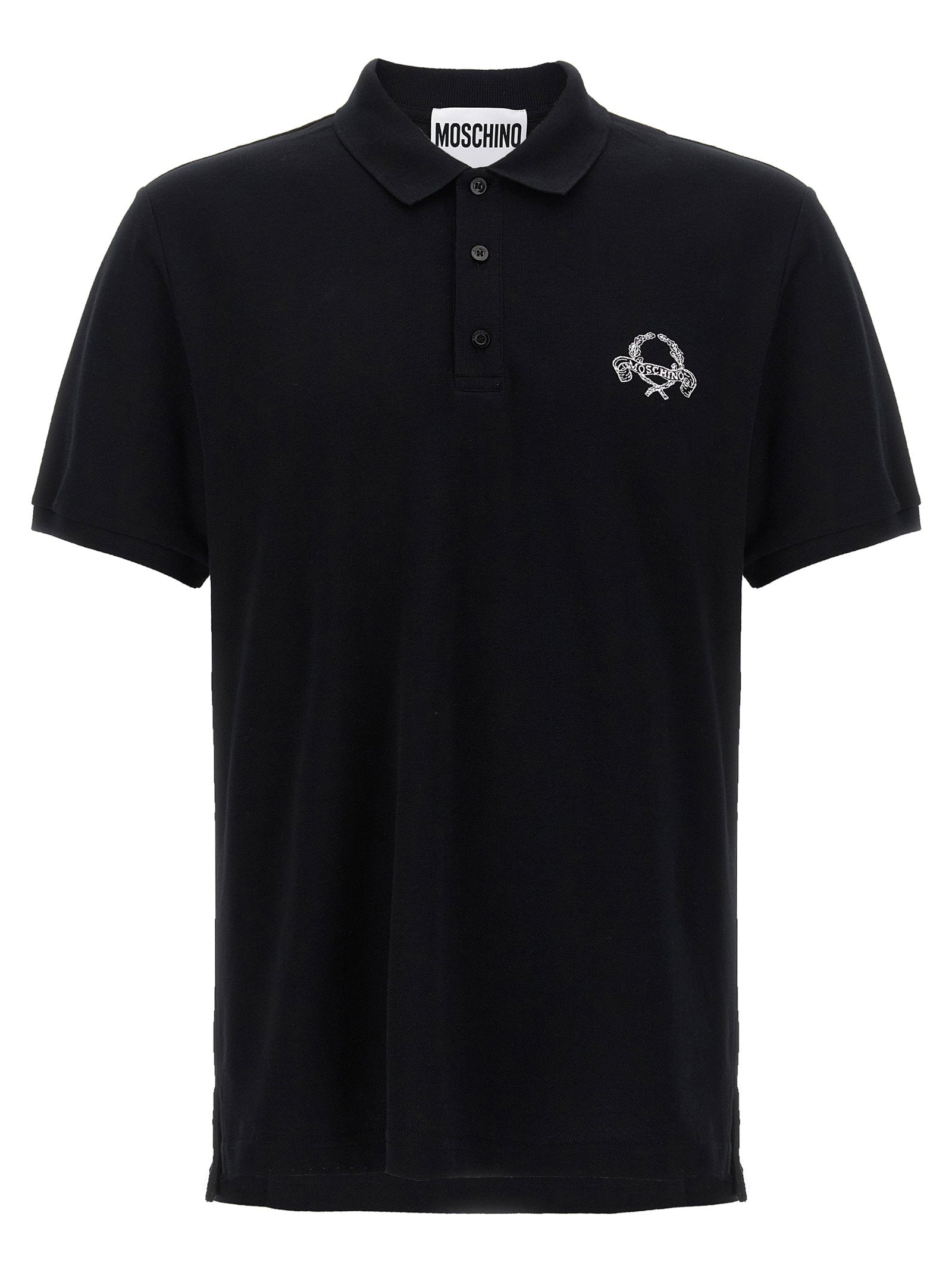Moschino Logo Embroidery Polo Shirt – 100% cotton