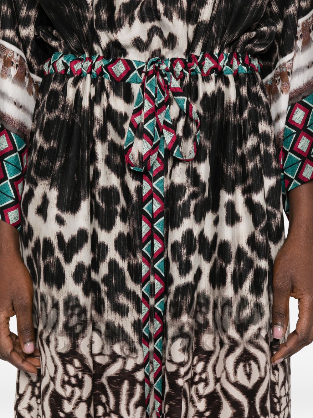 Pierre Louis Mascia Printed silk dress – SILK 100% - view 4