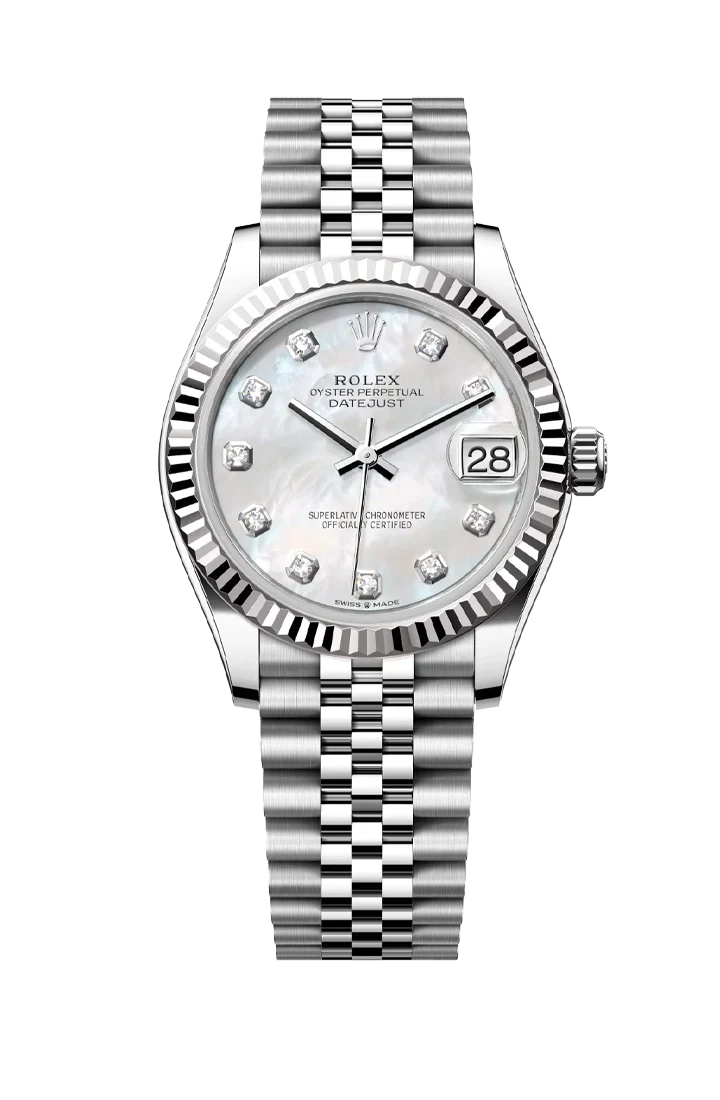 Cop Underdog Rolex Datejust 31mm Mother of Pearl 10 Diamond Jubilee 278274