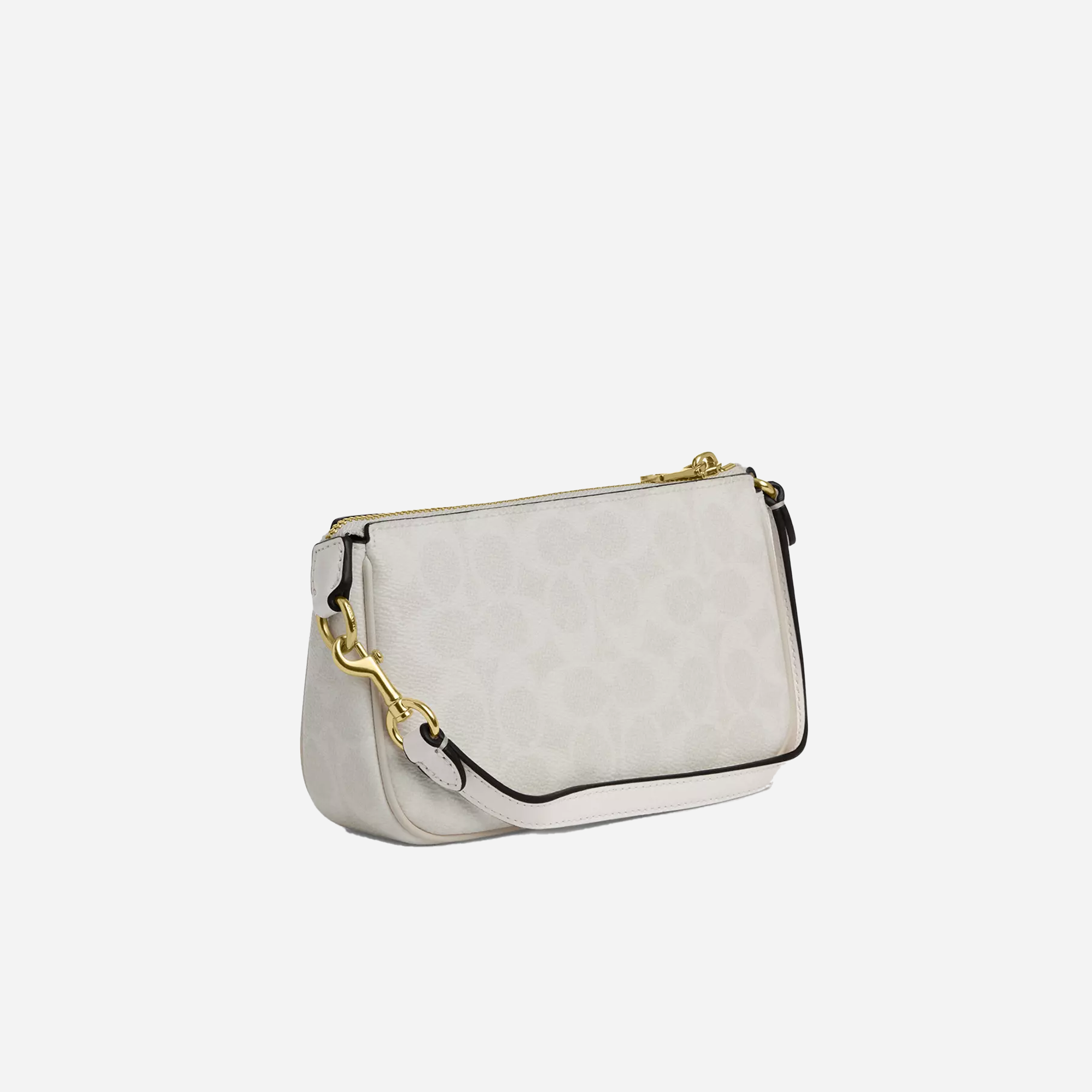 COACH Nolita 19 In Signature Canvas Gold/White/Chalk - view 2