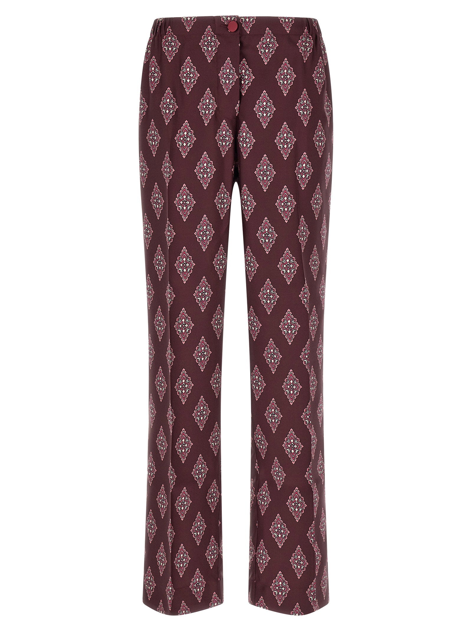 F r s – F.r.s. - For Restless Sleepers Piping Pants – 100% silk