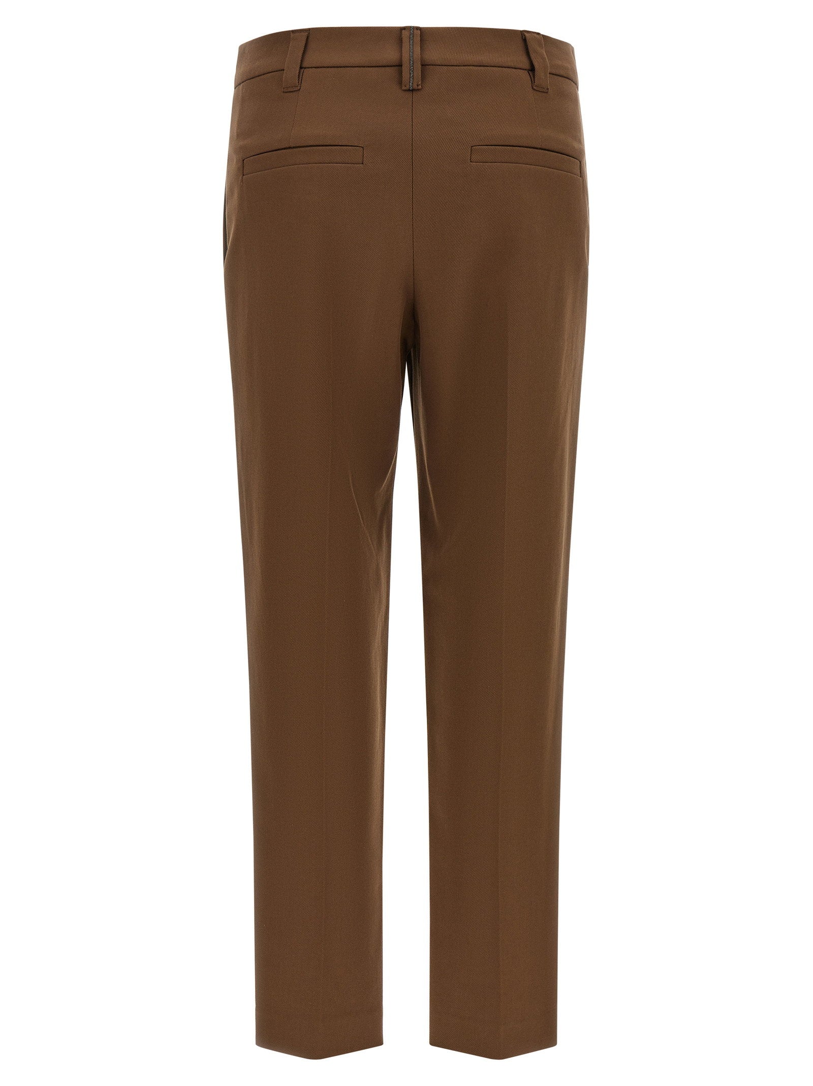 Brunello Cucinelli Monile Cotton Pants – 97% cotton, 3% elastane - view 2