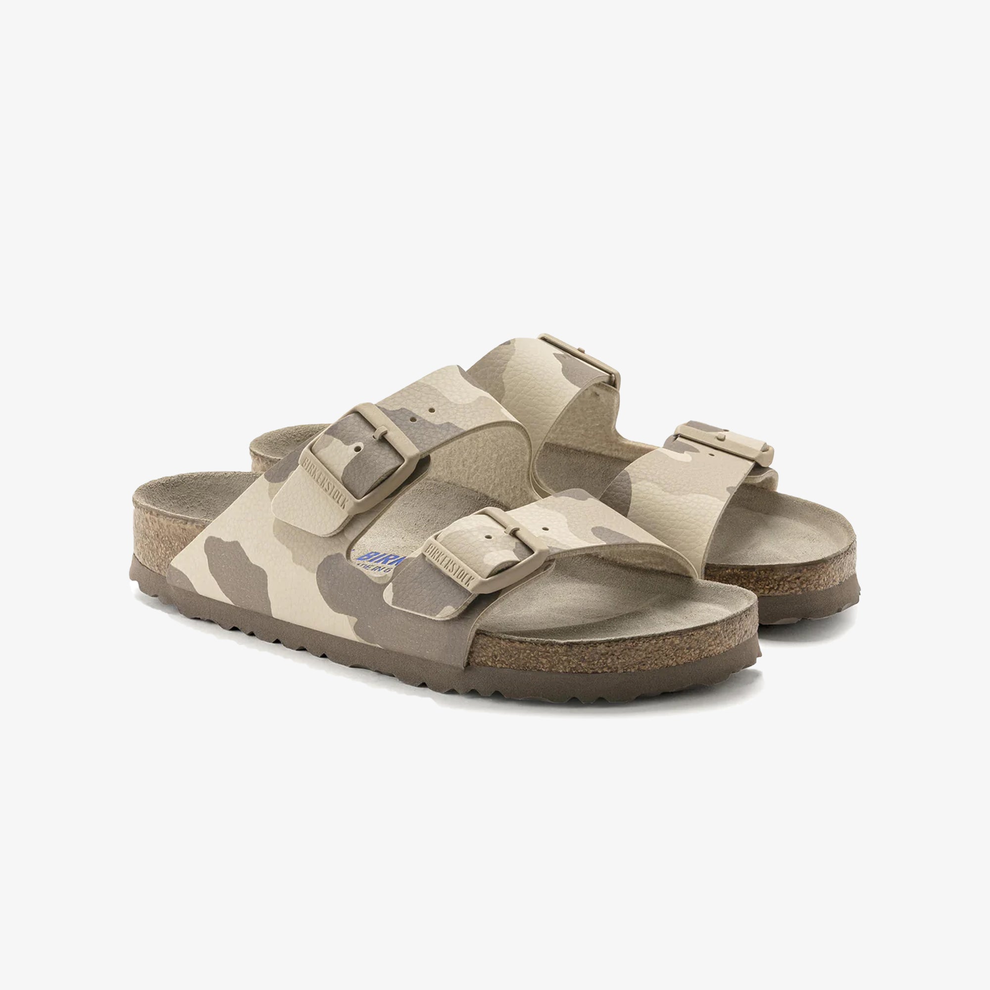 Birkenstock | ARIZONA SOFT FOOTBED BIRKO-FLOR { MULTI/DESERT SOIL GREY