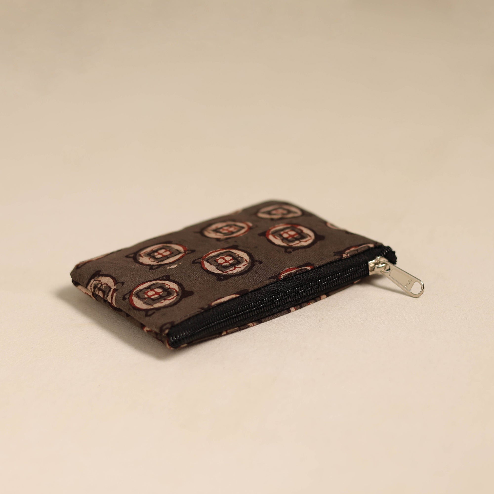 NOORI BAZAR Brown - Handmade Quilted Cotton Coin Pouch 54 - view 2