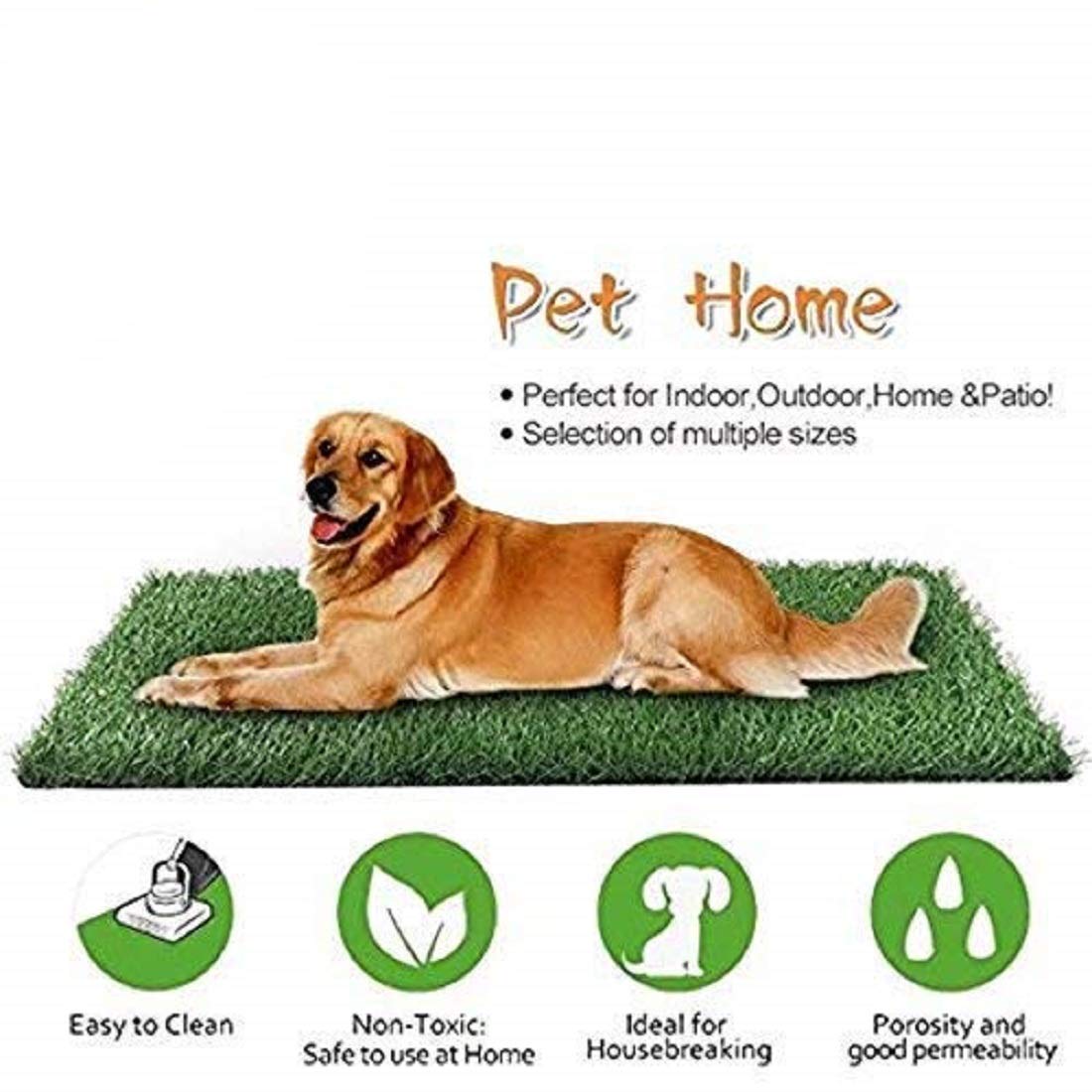 Kuber Industries High Density 45 MM Artificial Grass Carpet Mat for Balcony, Lawn, Door(3.3 x 8 Feet)-CTKTC033130 - view 5