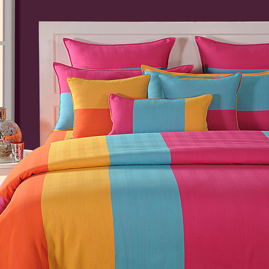Swayam India Rainbow Style Bed Sheets- Magical Linea- 1509