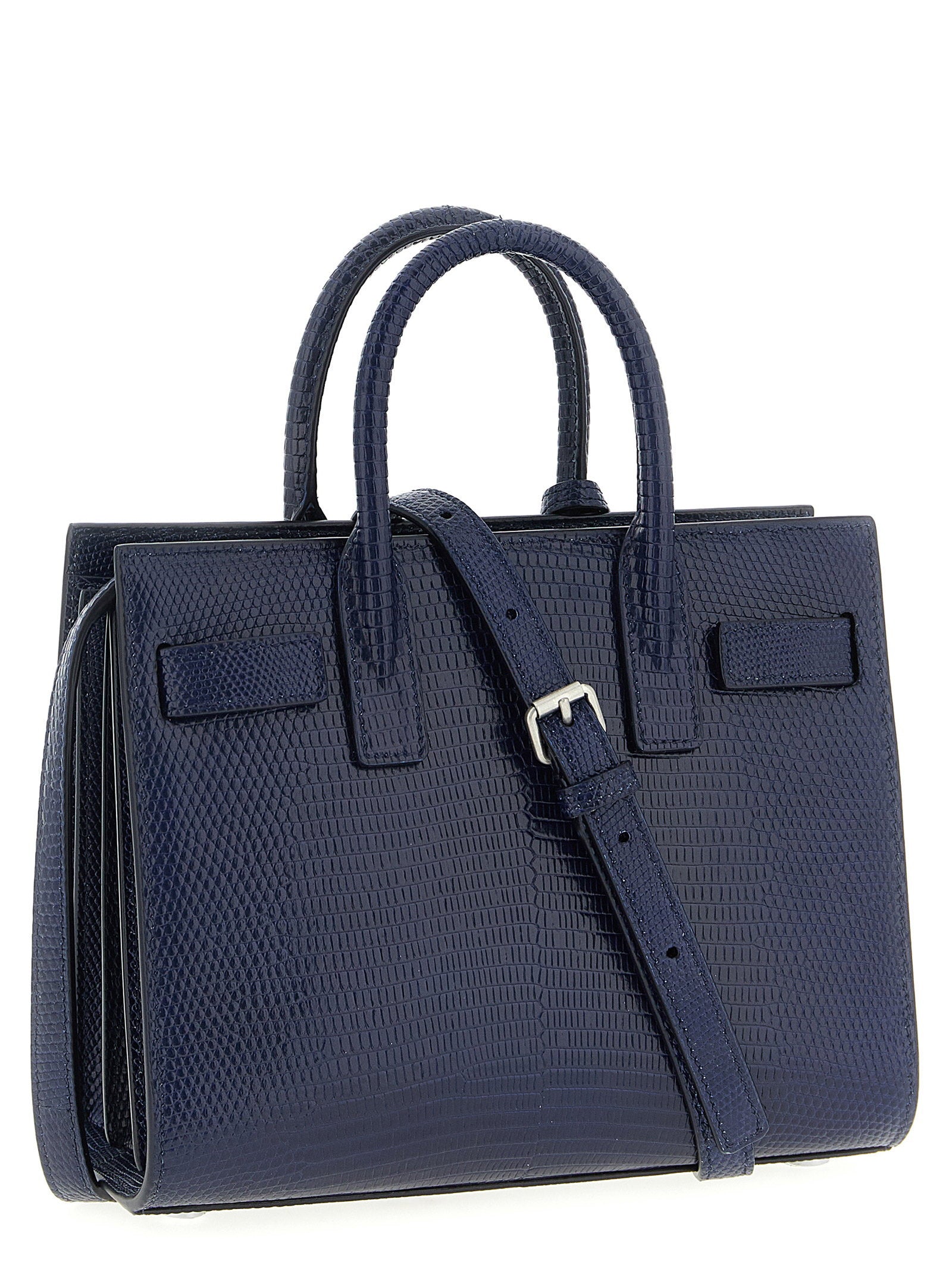 Saint Laurent Nano Sac De Jour Handbag – 100% lizard - view 2