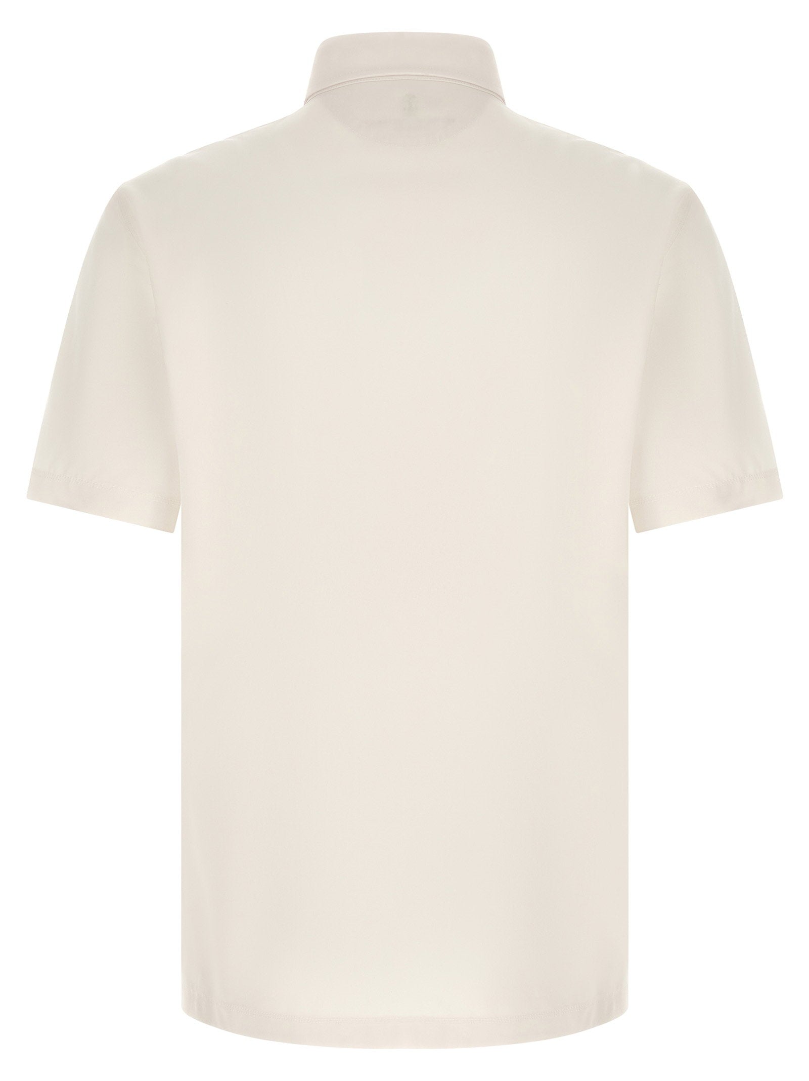 Brunello Cucinelli Heraldic Logo Polo Shirt – 100% virgin wool - view 2