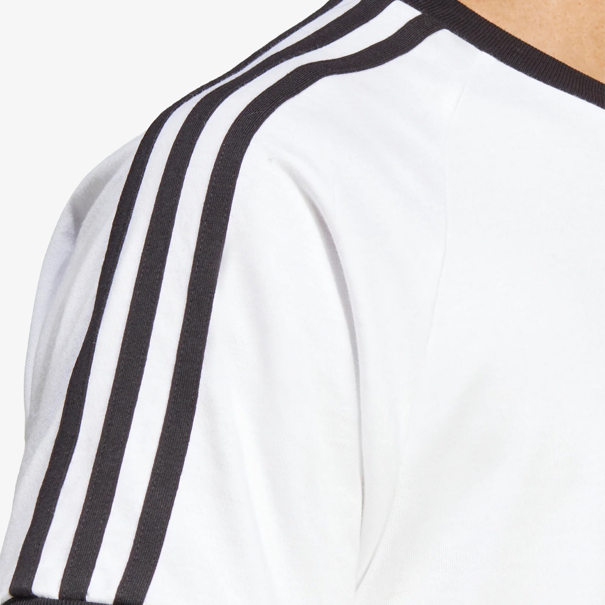 Adidas Originals | Adicolor Classics 3-stripes Tee { White/black - view 4