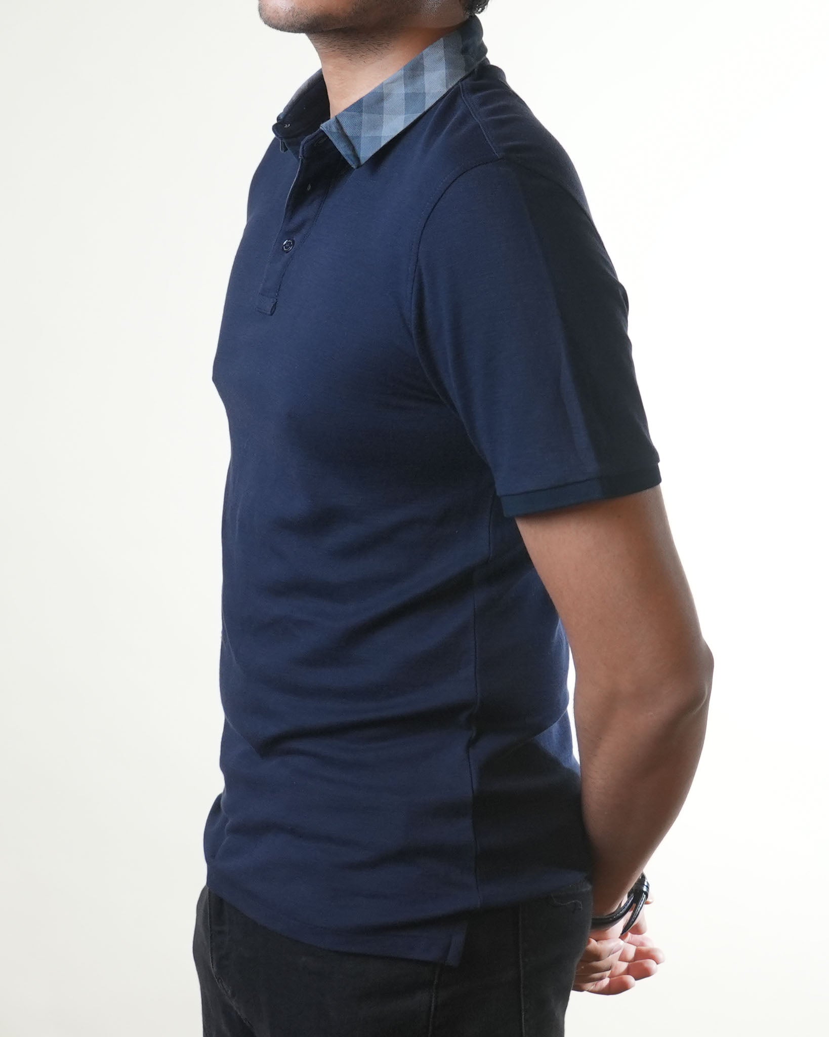 Burberry Brit Navy Blue Polo Tshirt - view 2