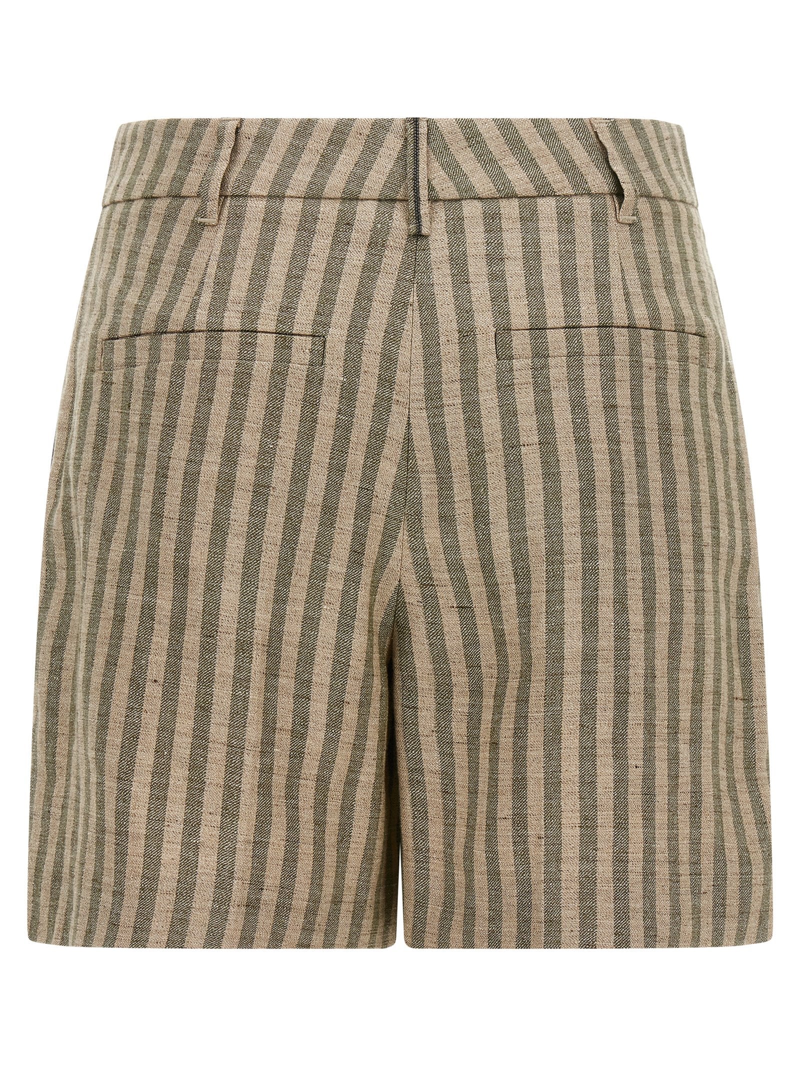 Brunello Cucinelli Striped Bermuda Shorts - view 2