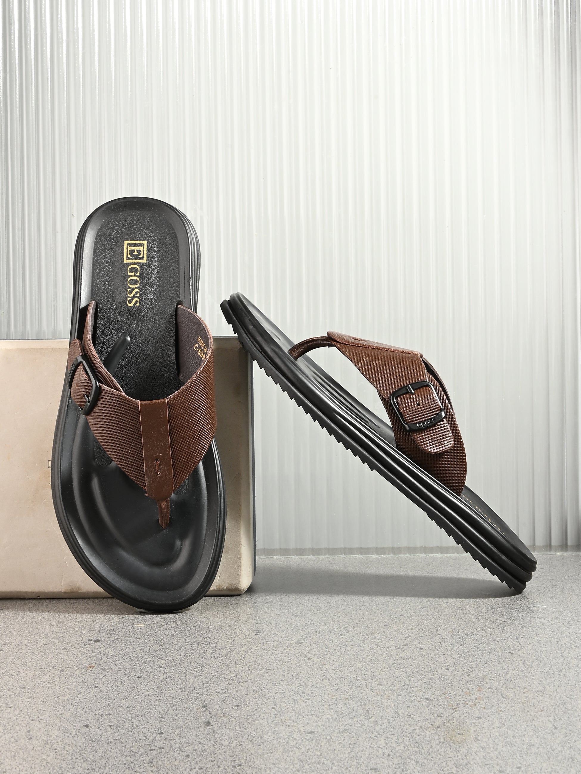 Egoss Shoes Comet Leather Slippers by Aspeerio
