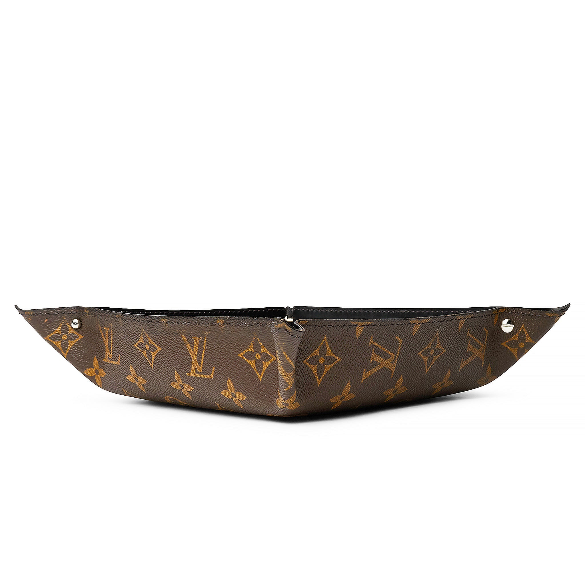 Project Crepslocker Louis Vuitton Monogram Brown Custom Leather Tray