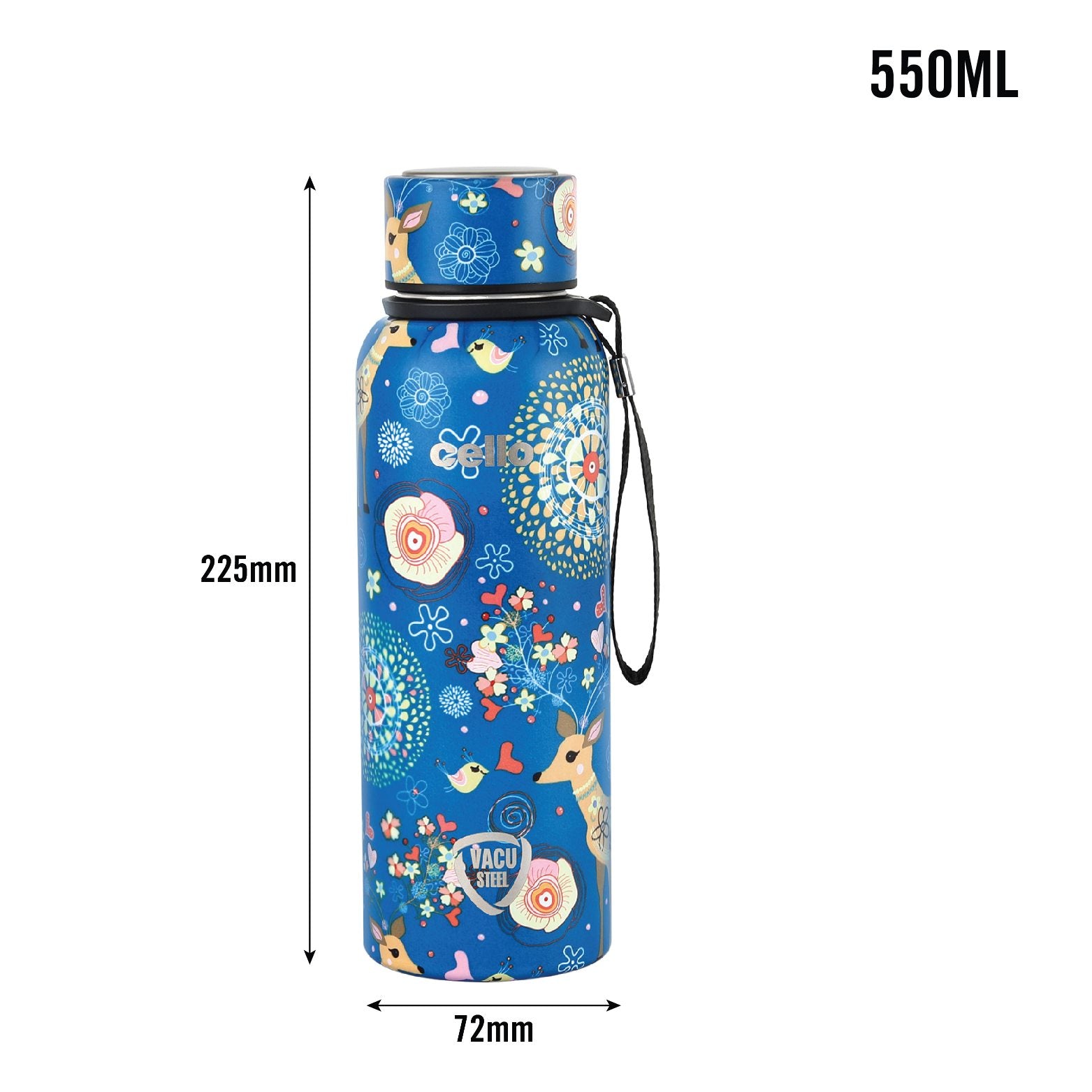 Cello Deezee Kent, Vacusteel Water Bottle, 550ml - view 25