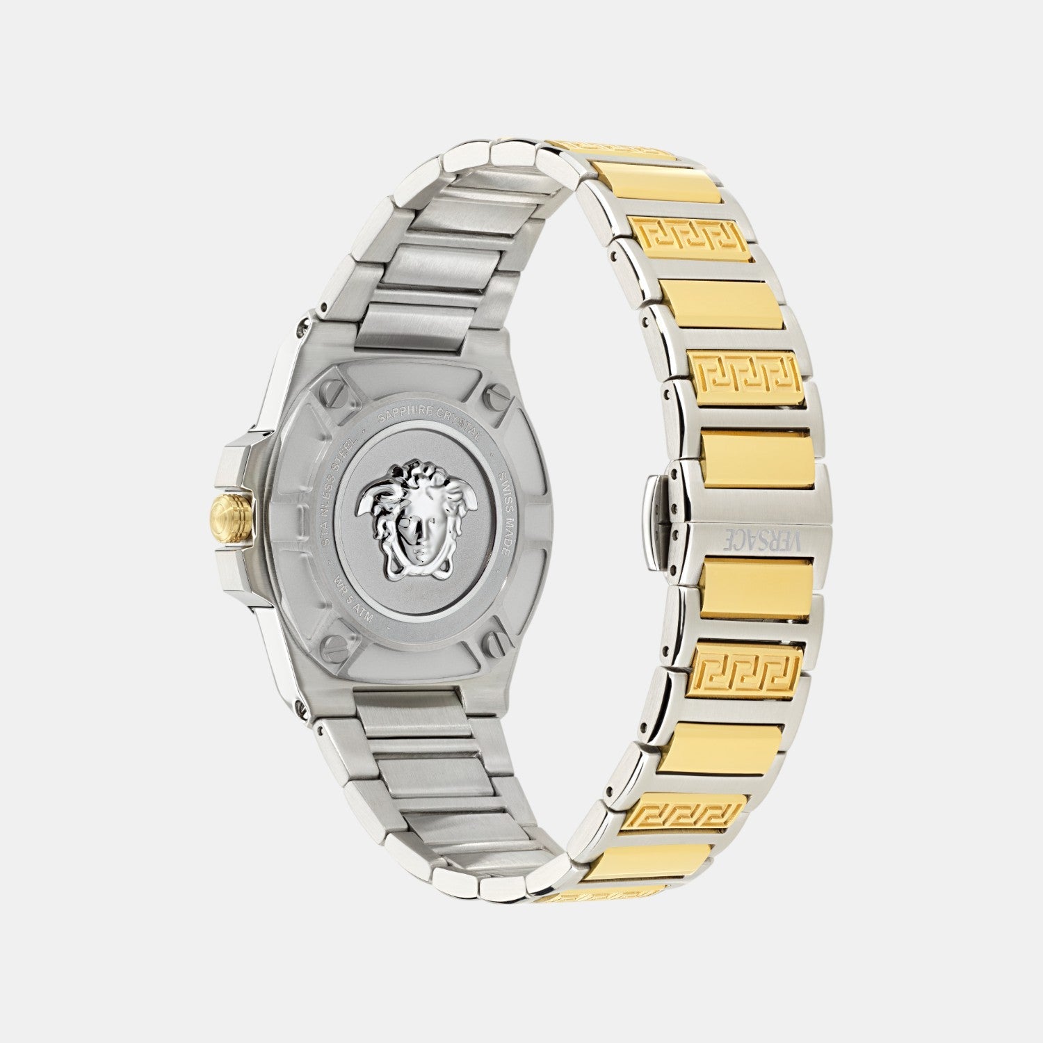 Versace Greca Reaction Women Quartz Green Dial Analog Stainless Steel Watch VE0D00425 - view 3