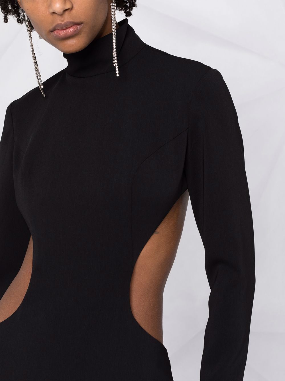 Monot PRE high neck evening dress - view 3