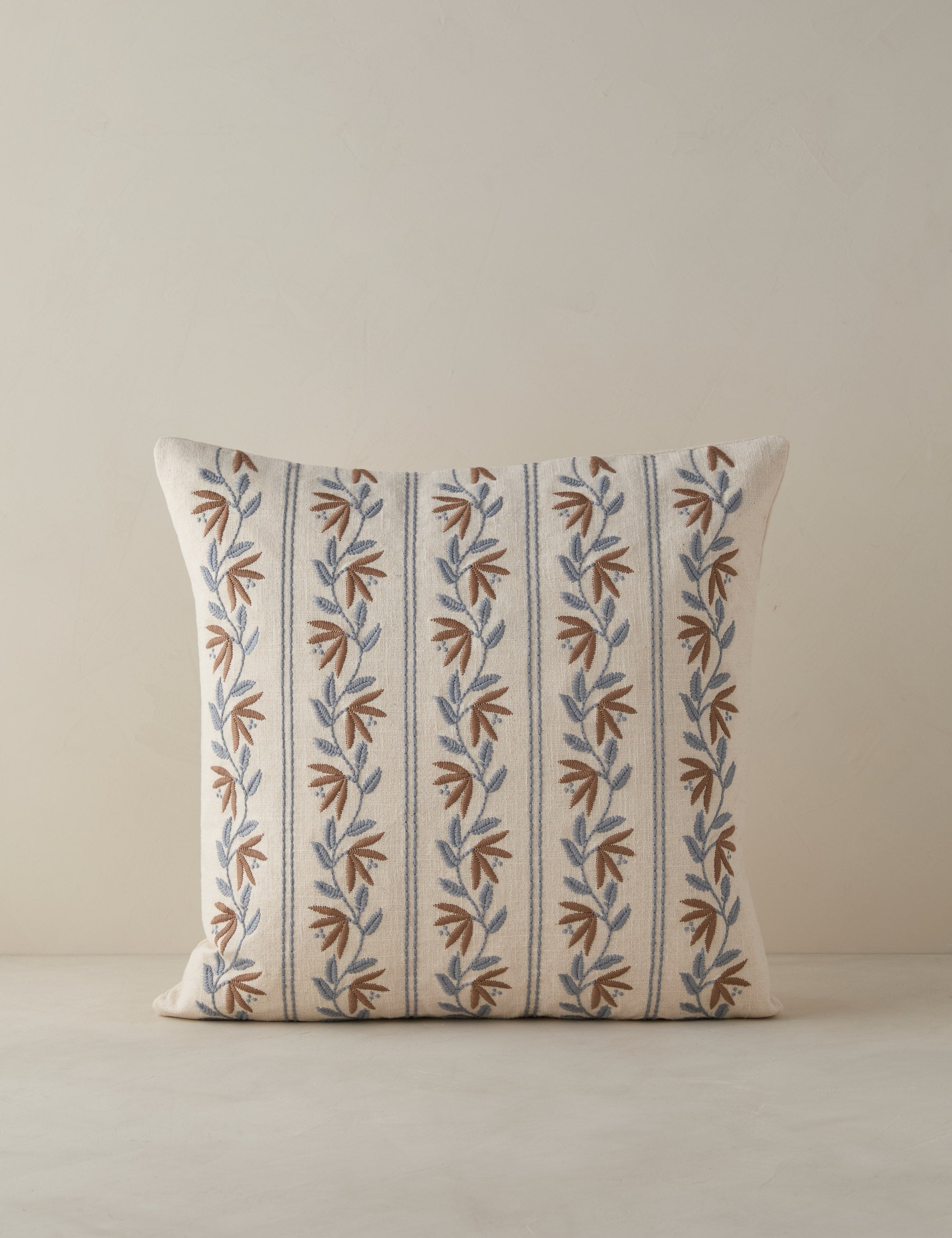 Lulu and Georgia Tremaine Embroidered Pillow - view 3