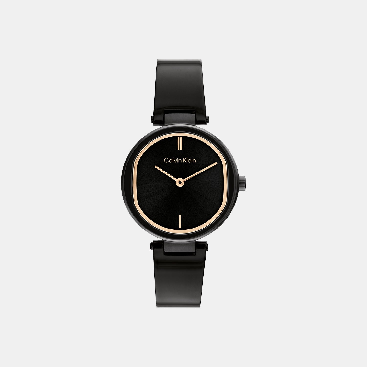 Calvin Klein Ck Elevated Women Quartz Black Dial Analog Stainless Steel Watch 25200310