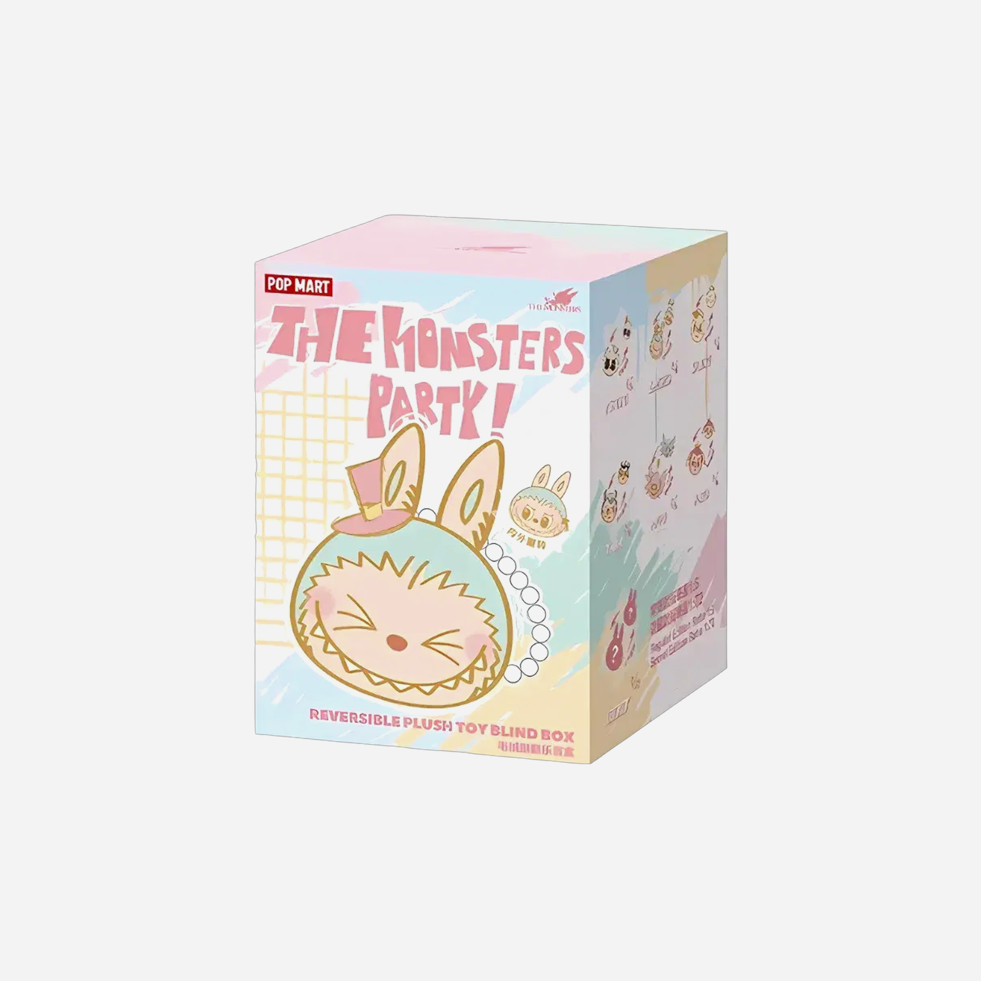 Pop Mart Labubu The Monster Party Series Reversible Plush Doll Blind Box