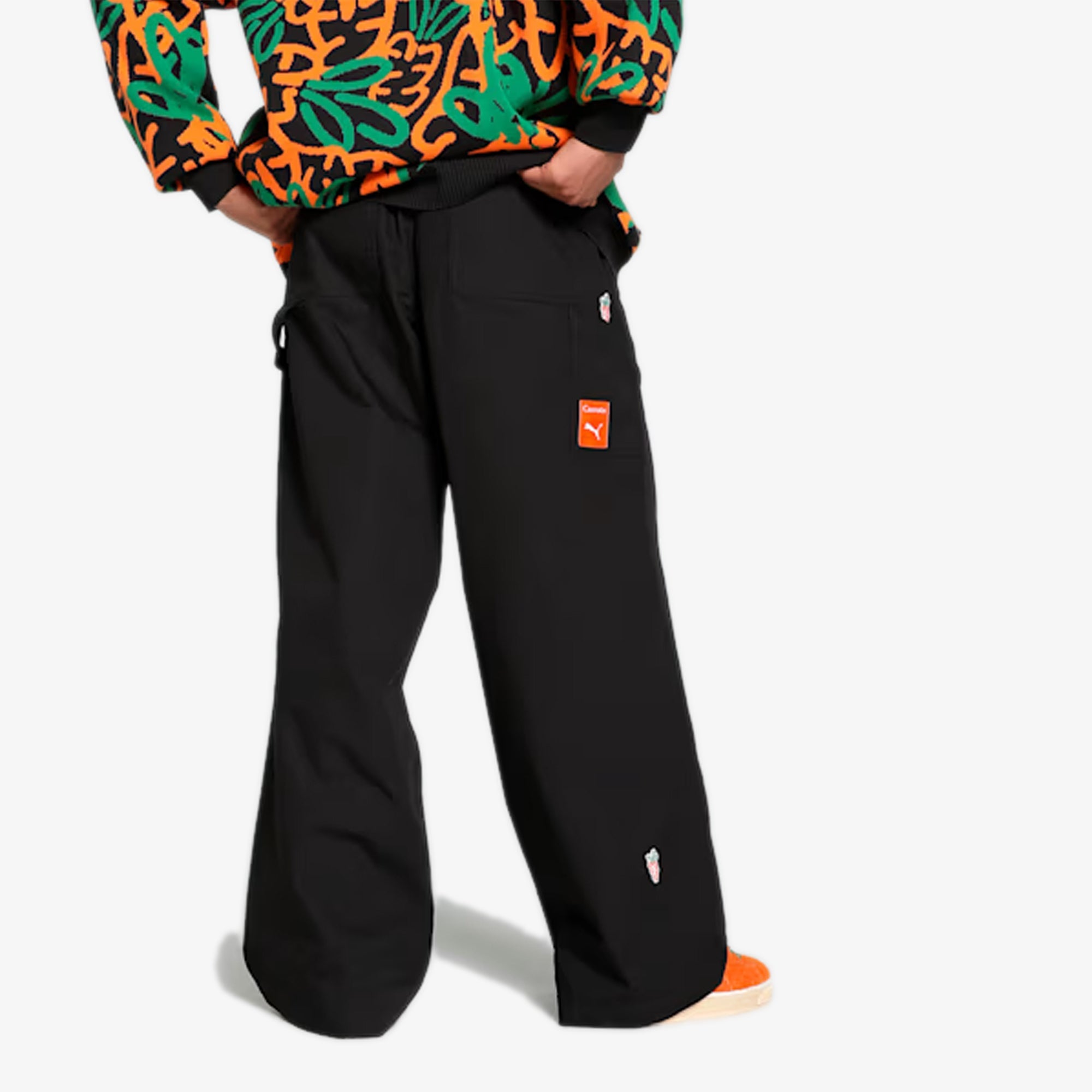 PUMA | x CARROTS RELAXED FIT CARGO PANTS { BLACK - view 3