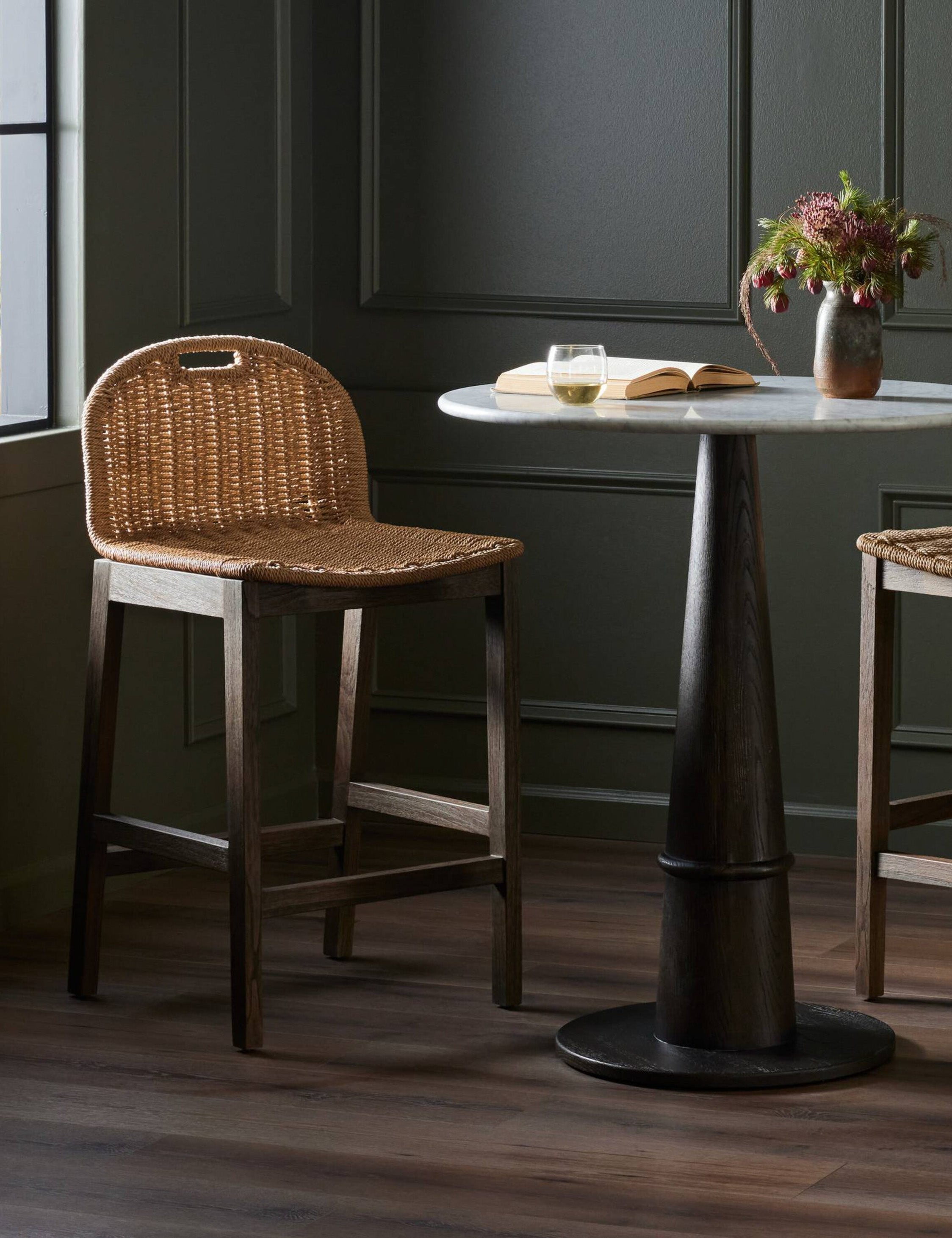 Lulu and Georgia Tiffer Bar and Counter Stool by Amber Lewis x Four Hands - view 4