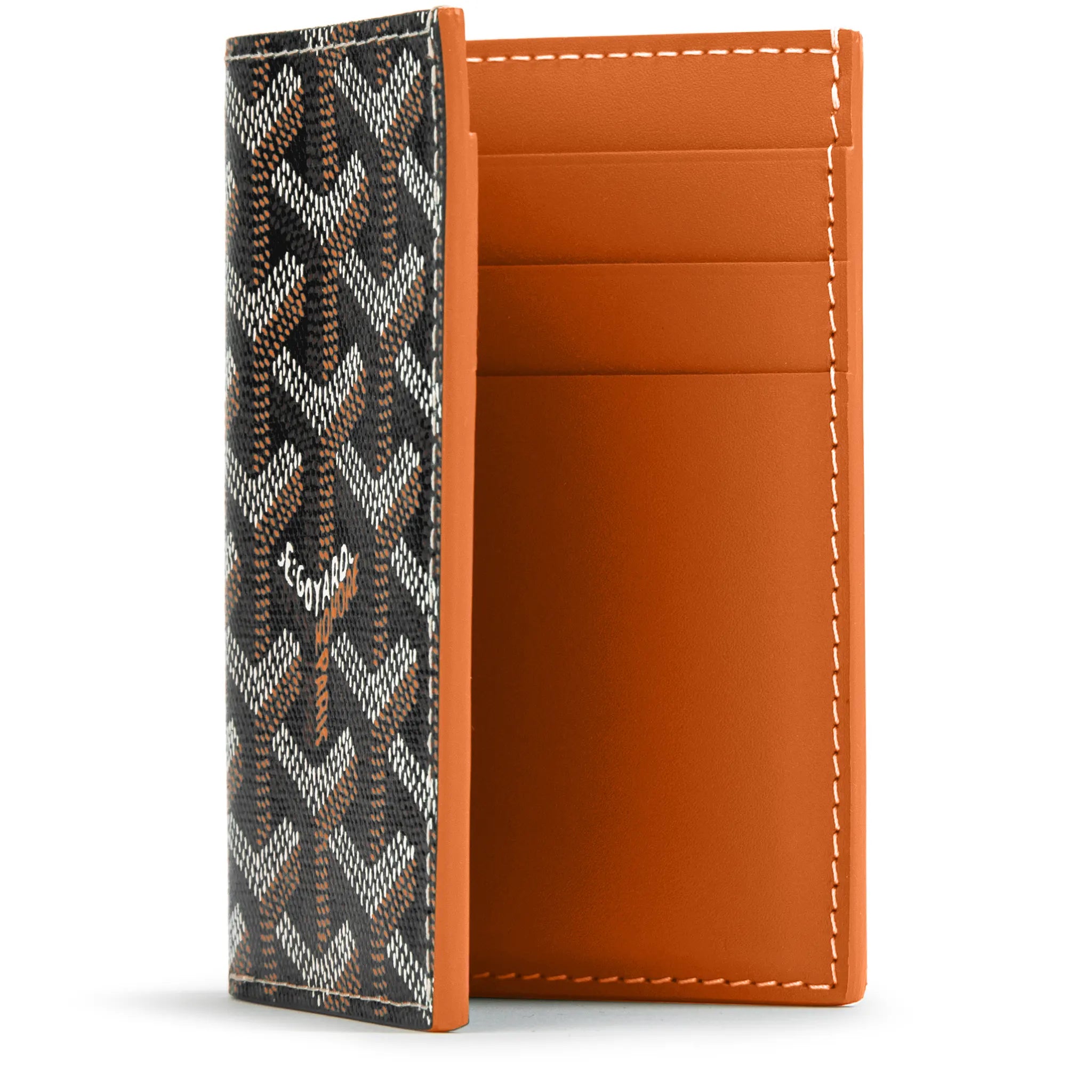 Goyard Saint-Pierre Card Wallet Black Tan - view 3