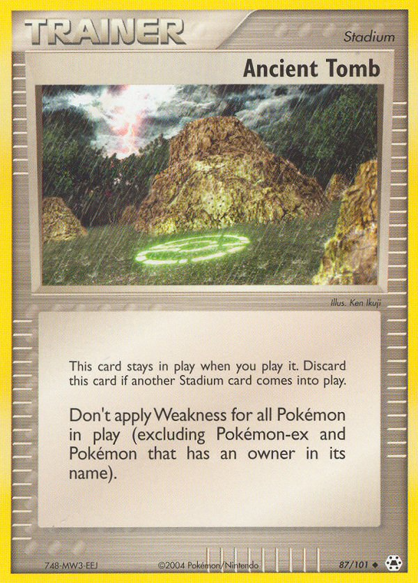 Uncommon ex5-87 reverse – Pokémon Ancient Tomb - 87/101 - Uncommon [ex5-87] [Reverse Holo] - Ancient Tomb - 87/101 - Uncommon