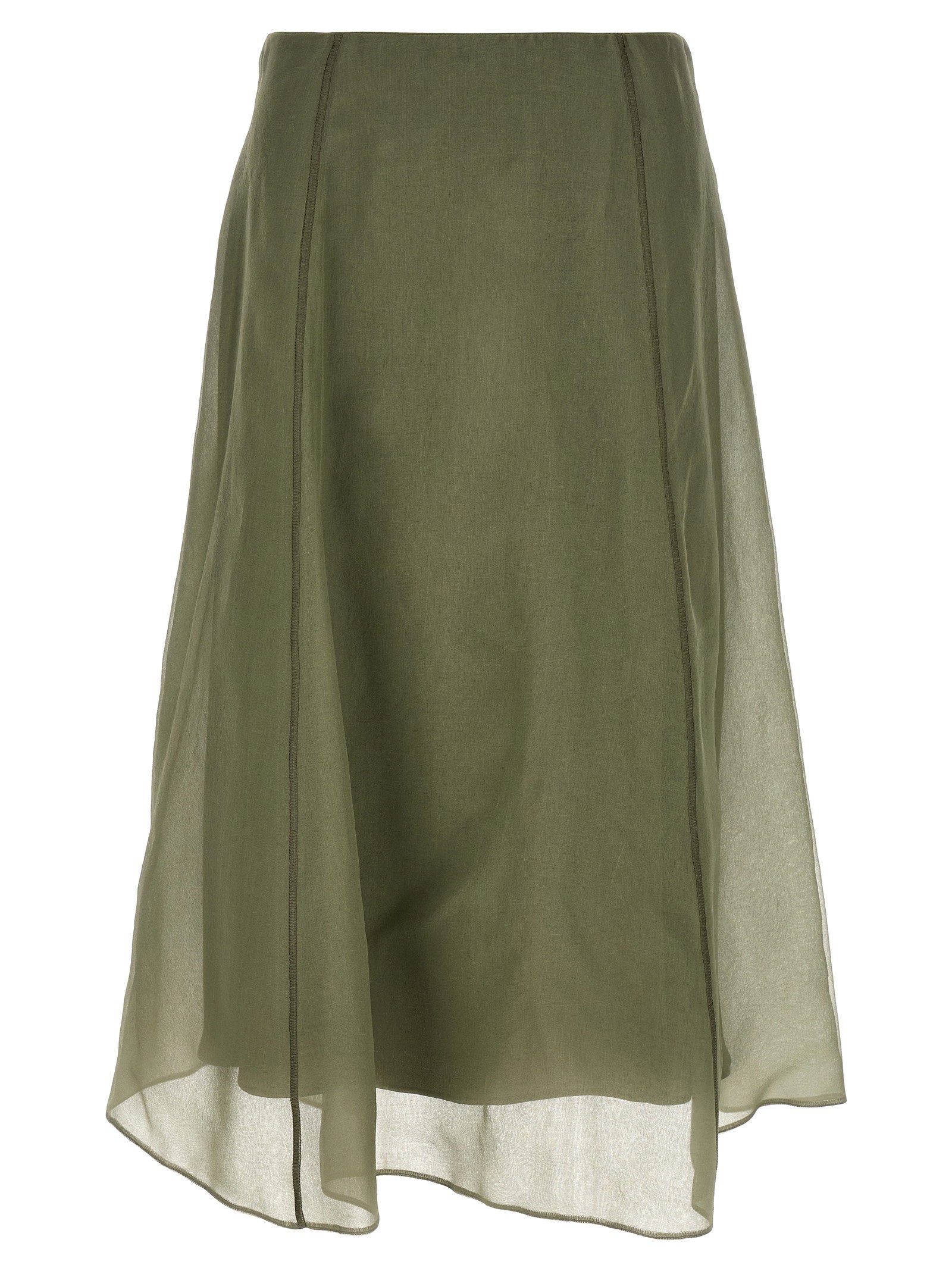 Brunello Cucinelli Circle Skirt – 100% silk