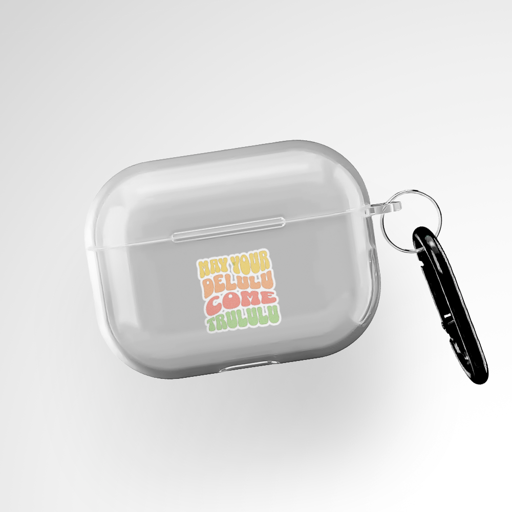 Cover It Up Delulu Clear Airpods Pro Case Covers