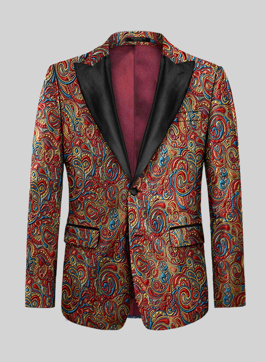 StudioSuits Italian Silk Socorro Tuxedo Blazer