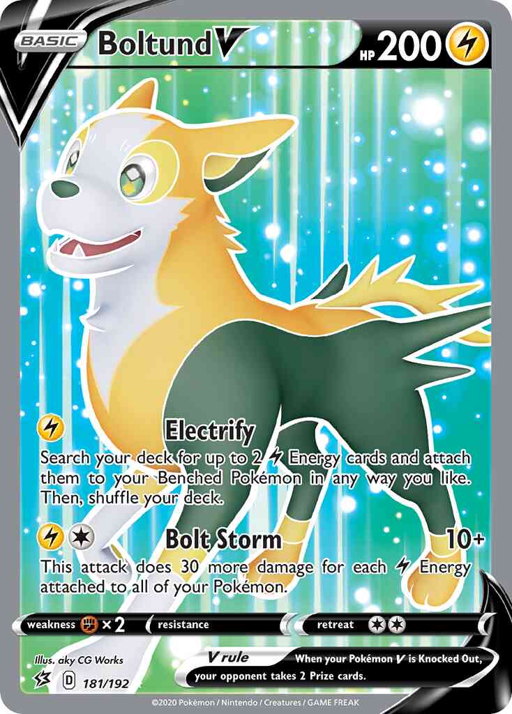 Rare ultra swsh2-181 – Pokémon Boltund V - 181/192 - Rare Ultra [swsh2-181] [Ultra]