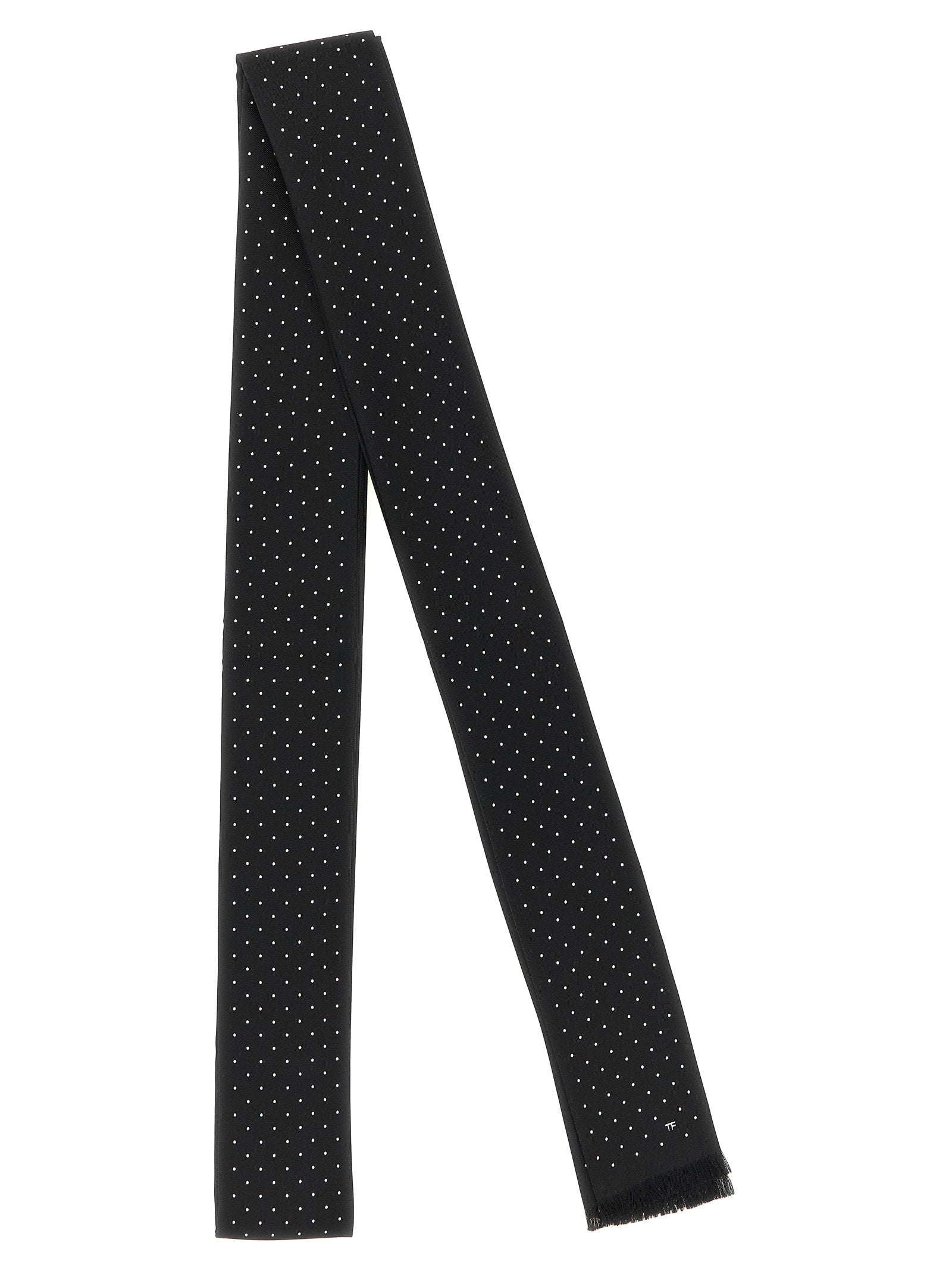Tom Ford Polka Dot Scarf – 100% silk mulberry