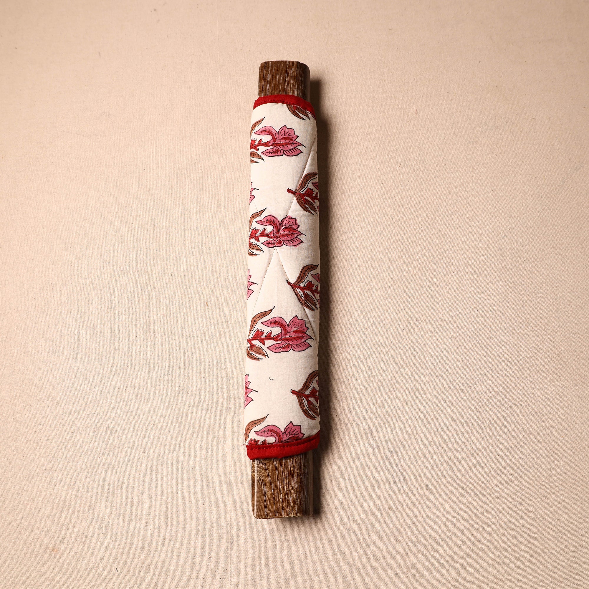 JALPARI Beige - Handmade Cotton Fridge Handle Cover 51