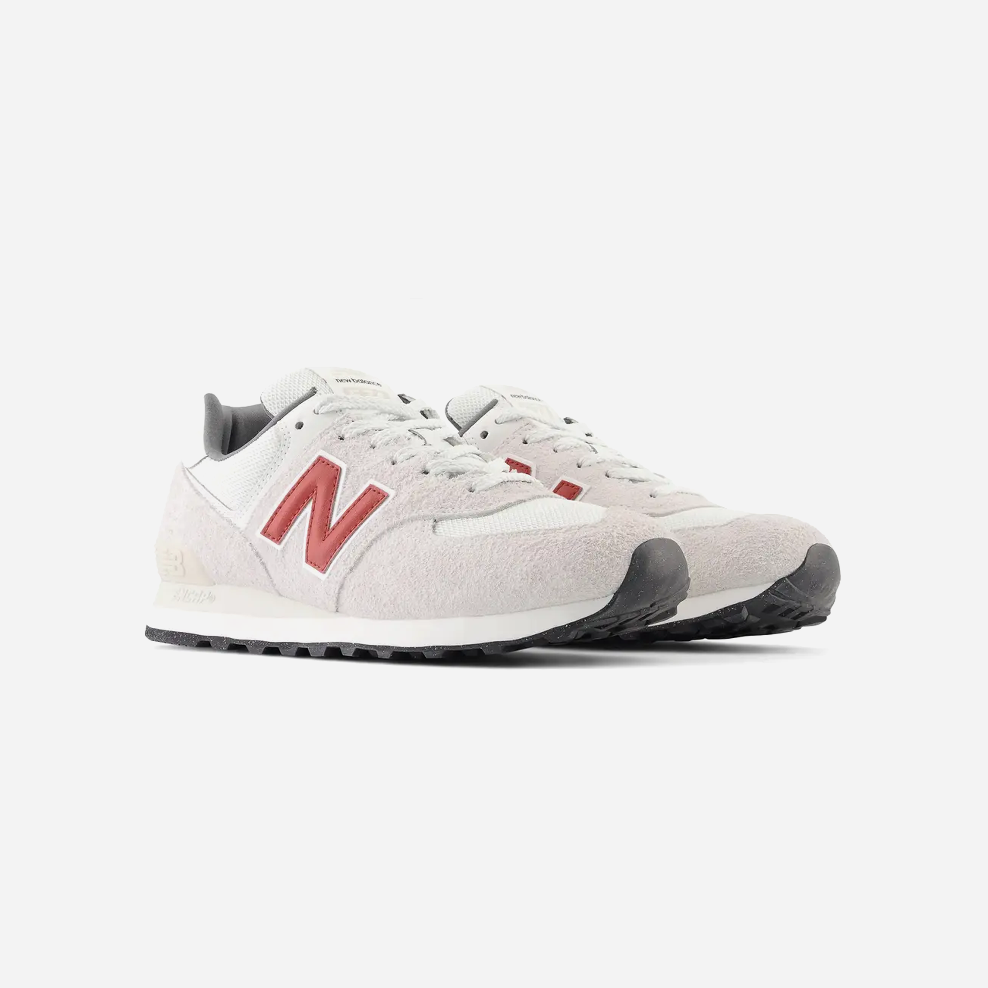 New Balance 574 White Red Grey - view 2