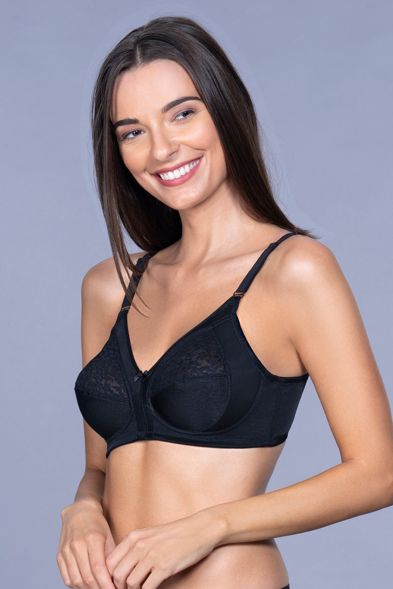 amante Classic Shaper Non-Padded Non-Wired Bra - Black
