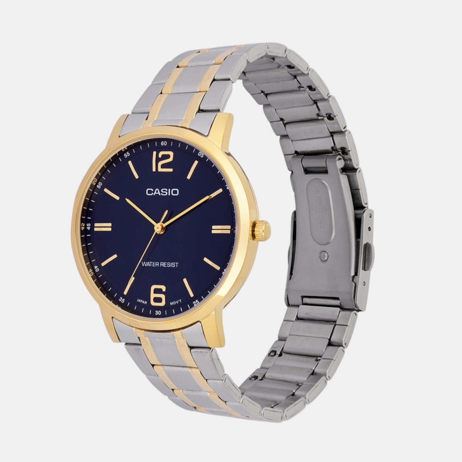 Casio Enticer Men Quartz Blue Dial Analog Stainless Steel Watch A2436 - view 2