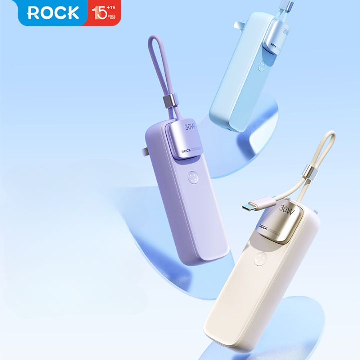 Million Cases ROCK 30W SwiftCharge Mini Power Hub 5000mAh Power Bank