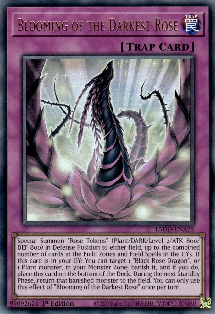 Yu-Gi-Oh! Blooming of the Darkest Rose - L5DD-ENA25 - Ultra Rare - 1st Edition