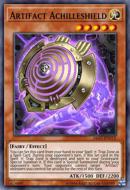 Yu-Gi-Oh! Artifact Achilleshield - MP15-EN010 - Common - 1st Edition