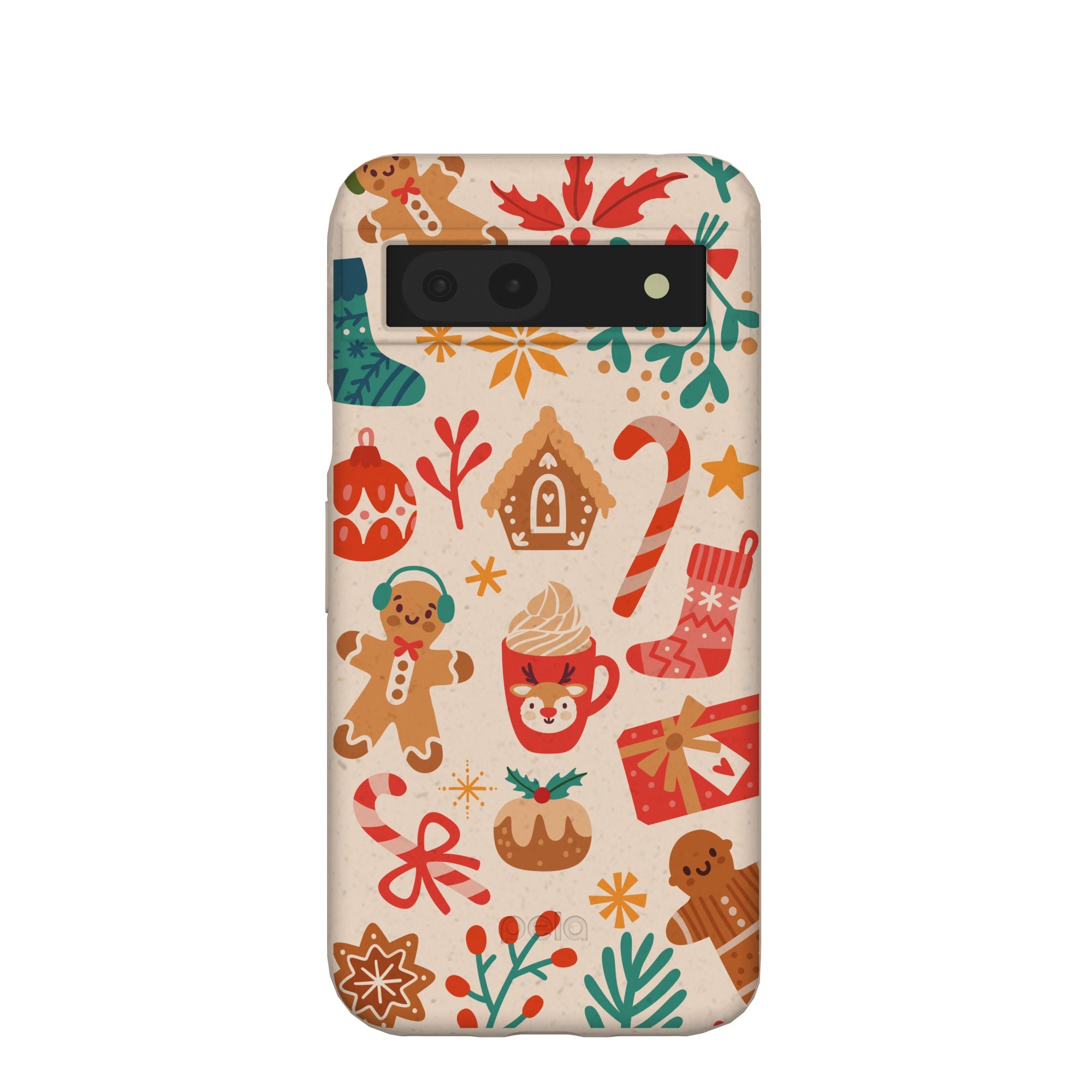 Pela Case Seashell Festive AF Google Pixel 8a Case