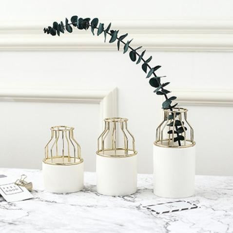 Nestasia White Gold Vase Large - view 2