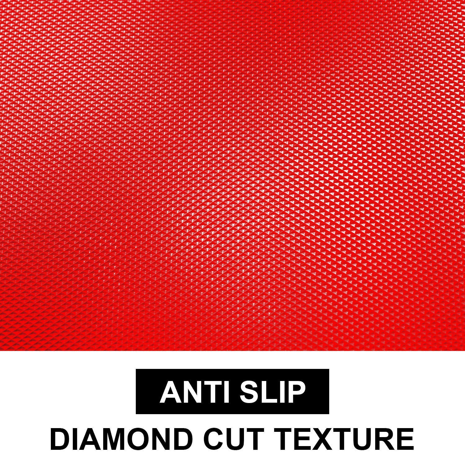 Kuber Industries 2 Pieces Multipurpose Textured Super Strong Anti-Slip Mat Liner,Size 45X125 Cm (1.25 Meter Roll, Red) - CTKTC040198 - view 6